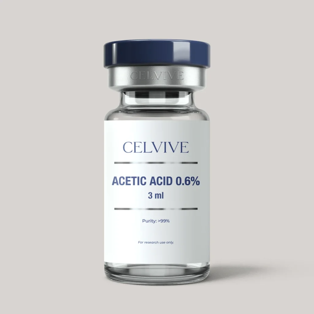 Acetic acid 0.6% 3 ml, solvent vial